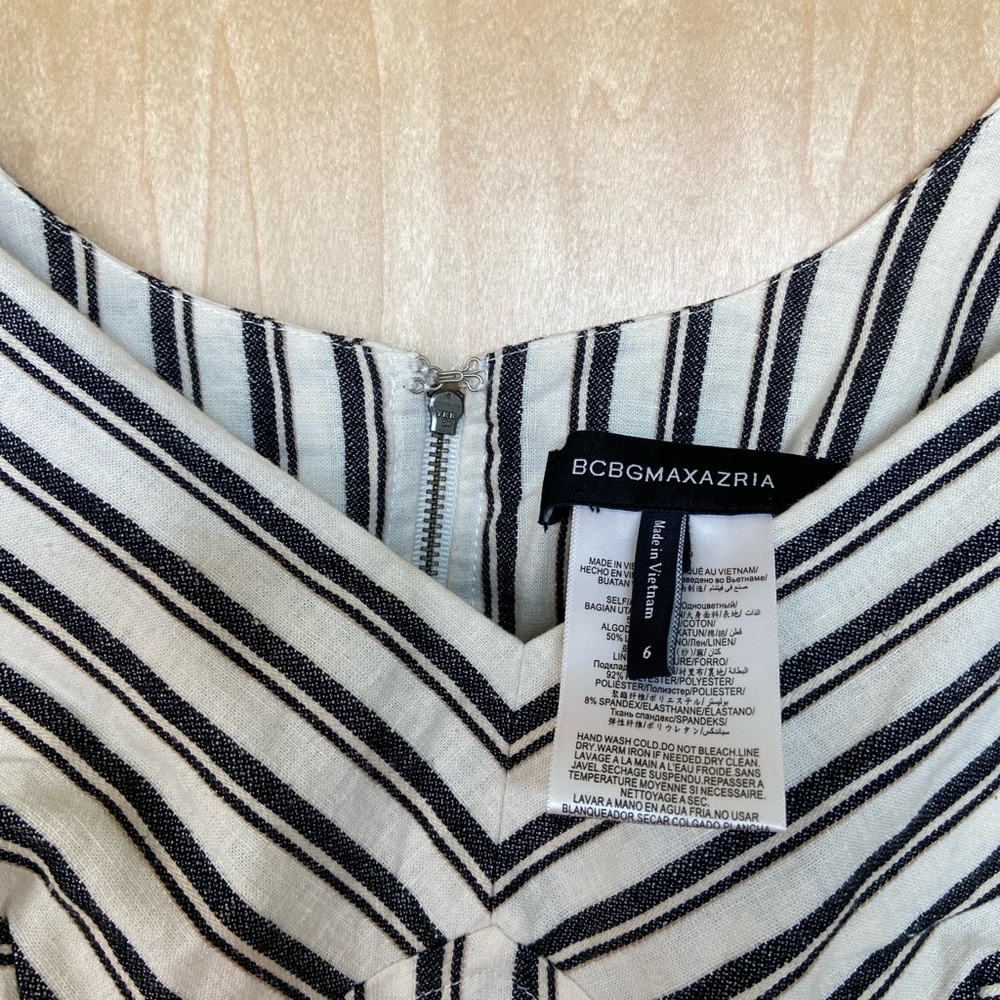 BCBGMaxAzria striped bralette top - Picture 4 of 4